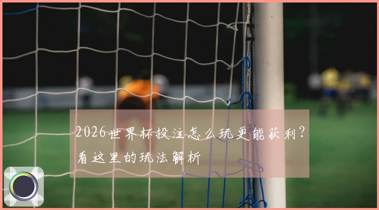 2026世界杯投注怎么玩更能获利？看这里的玩法解析